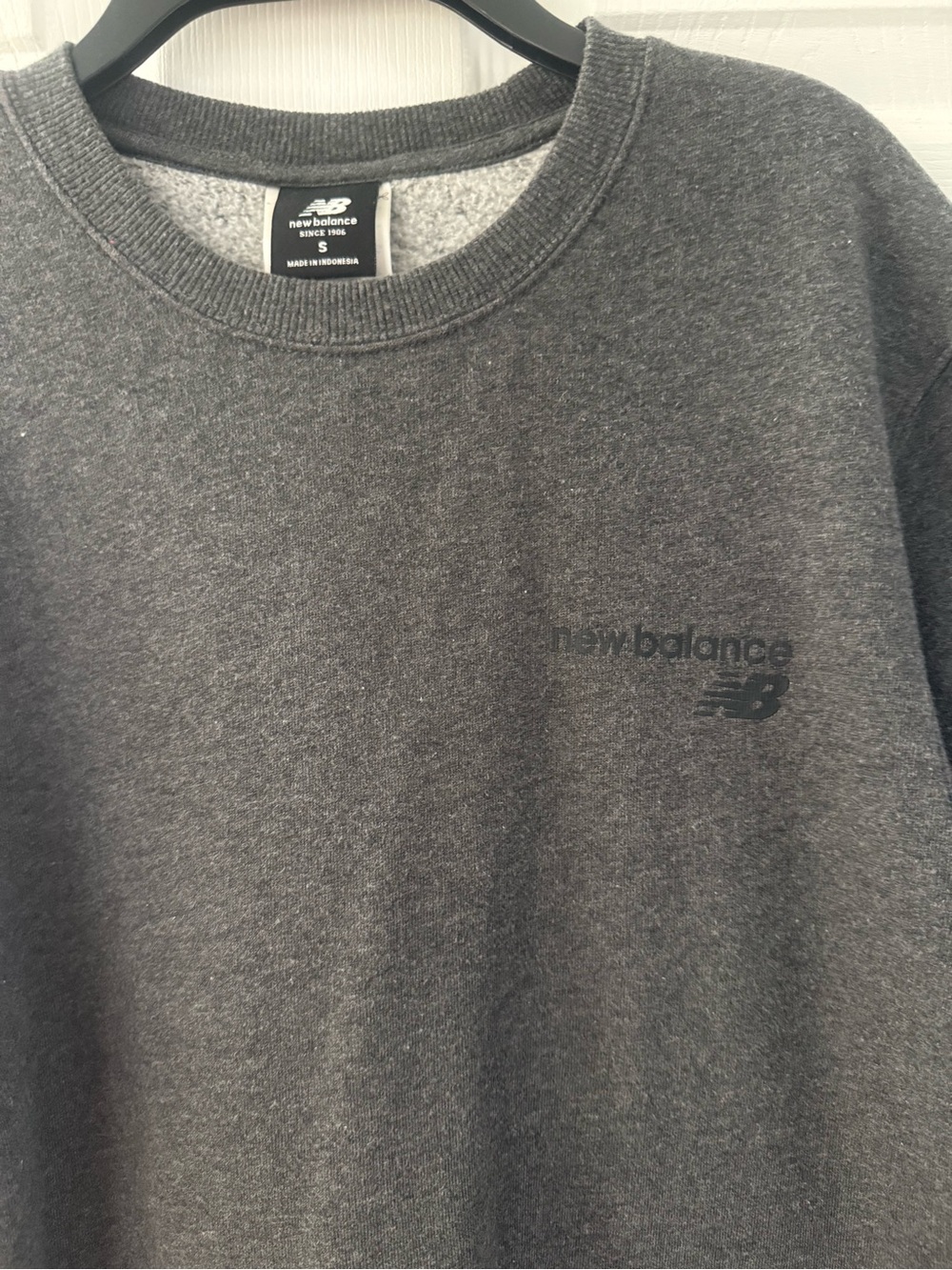 New Balance Men's Dark Charcoal Crewneck Sweatshirt